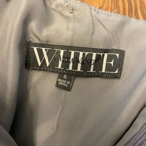 Grey Vera wang bridesmaids dress